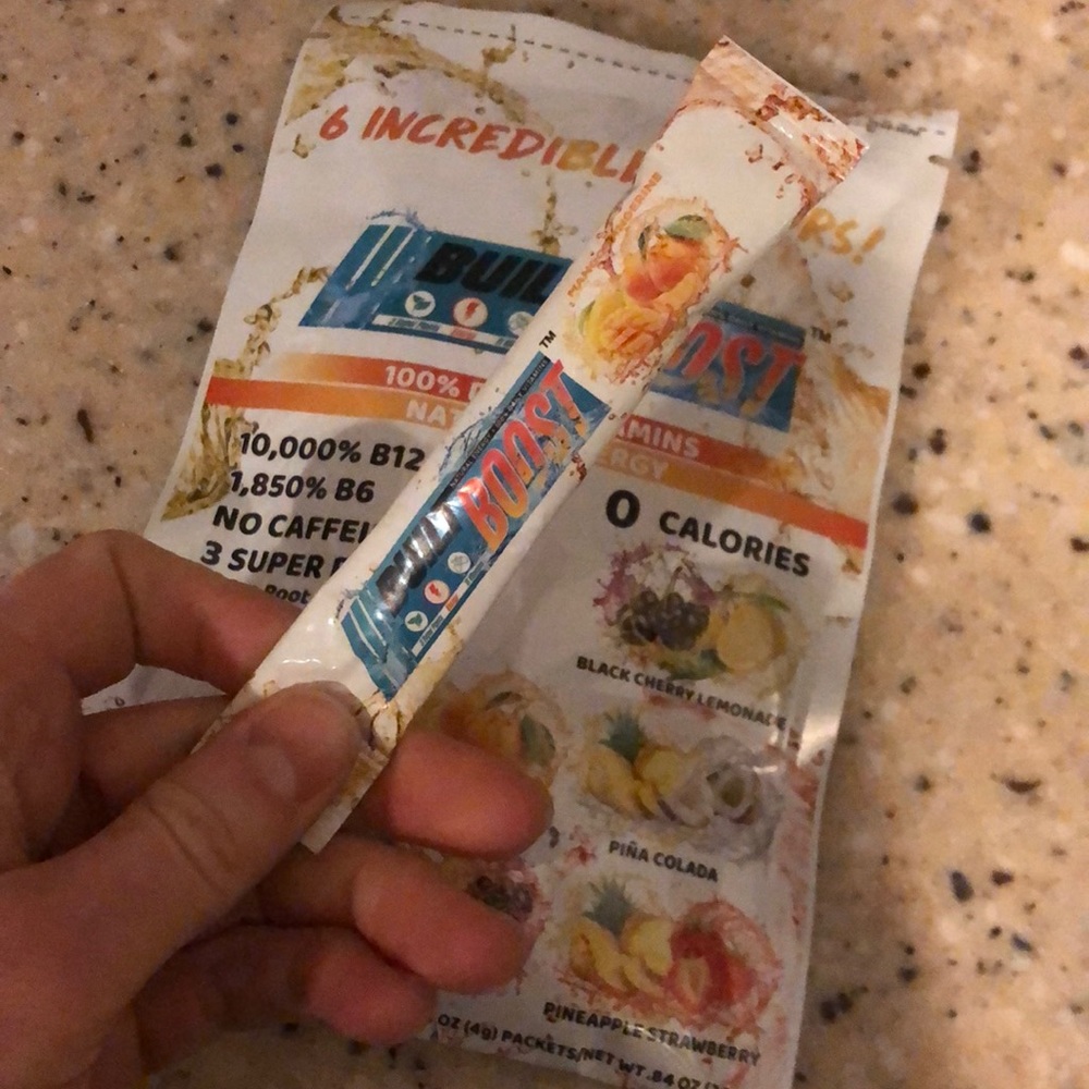 Natural energy drinks sticks